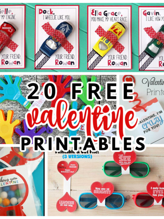 Free Valentine’s Day Printables for Kids