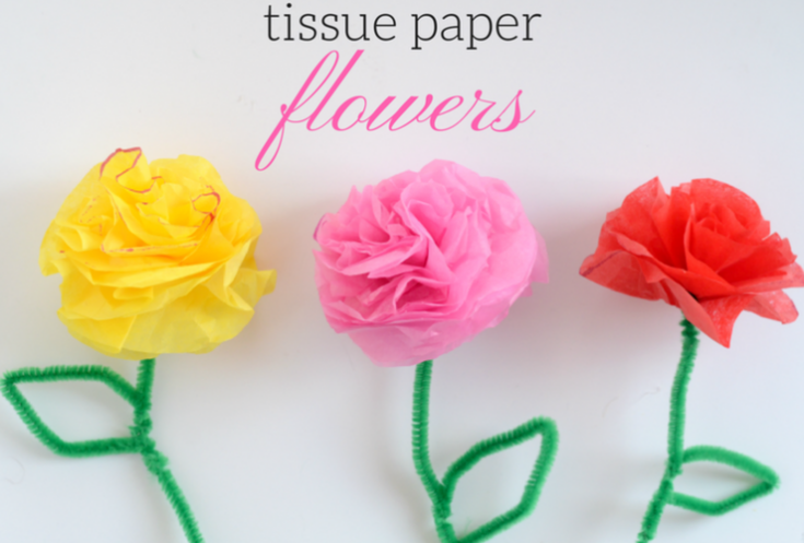 Brighten Someone Special S Day With These Easy Tissue Paper Flowers