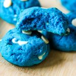 blue chocolate chip cookies from percy jackson