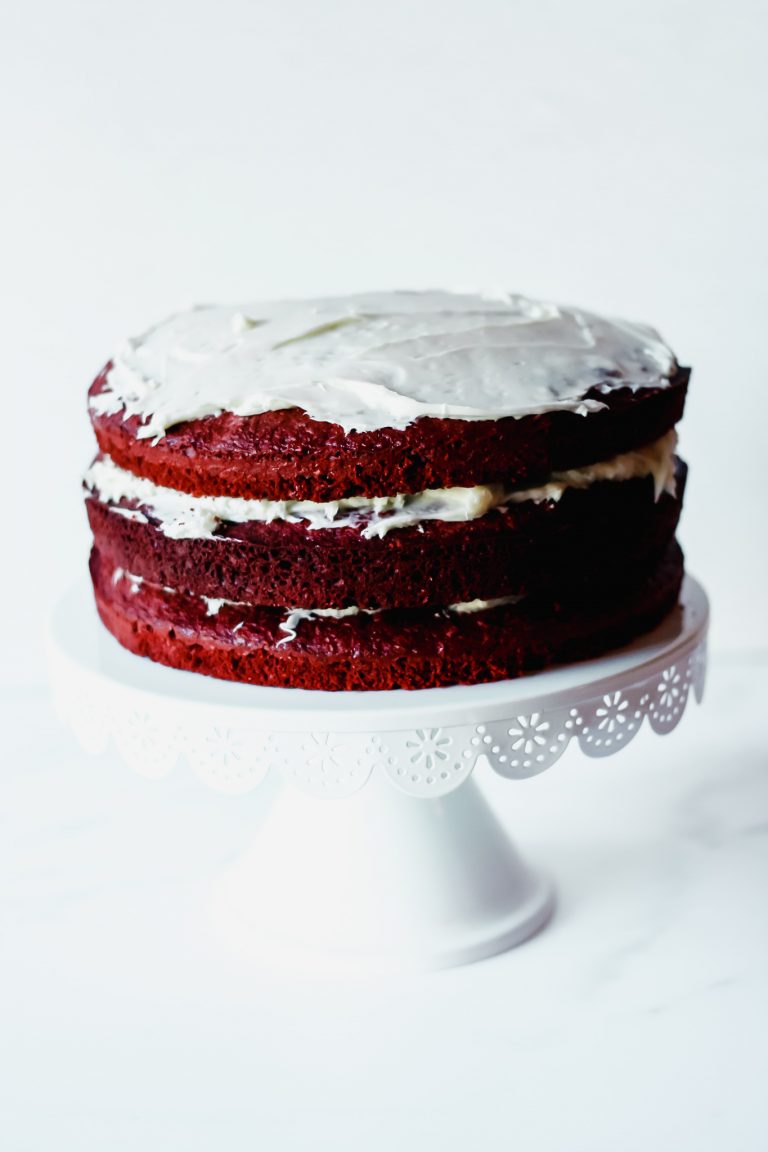 The Best Old Fashioned Red Velvet Cake Recipe!