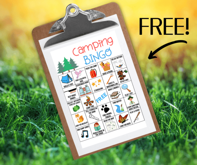 Camping Bingo Free Printable: Enjoy a Fun Outdoor Game on Your Next Trip