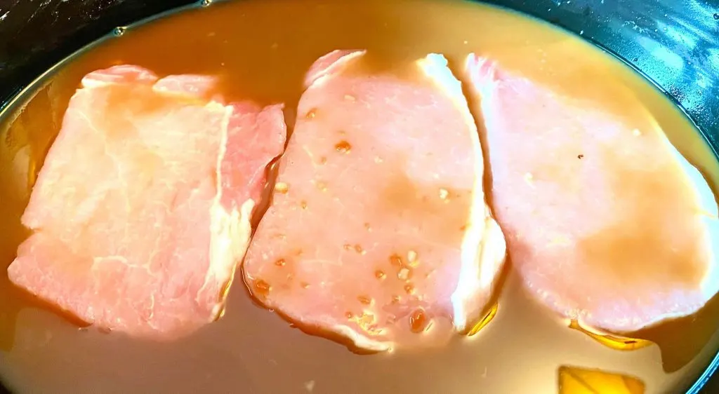 pork chops in slow cooker in sauce