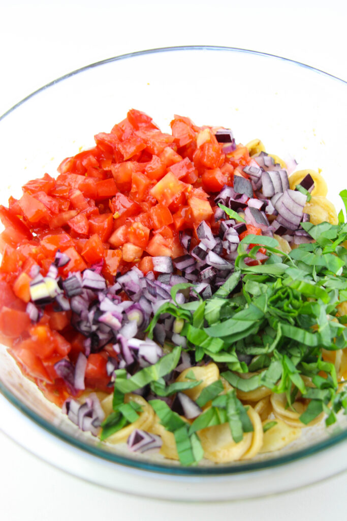The Best Bruschetta Pasta Salad Recipe