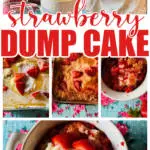 strawberry dump cake