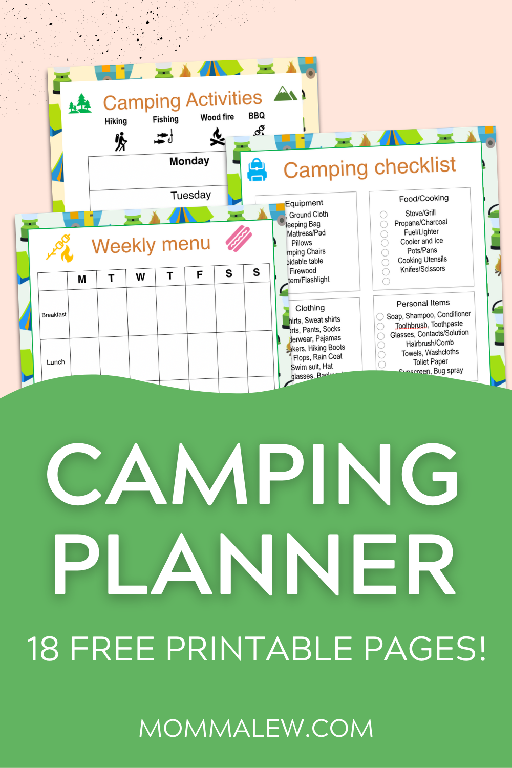 camping trip planner