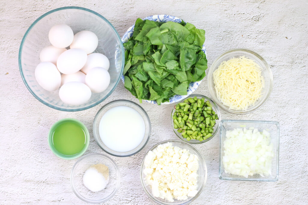 Vegetable Frittata Recipe Ingredients