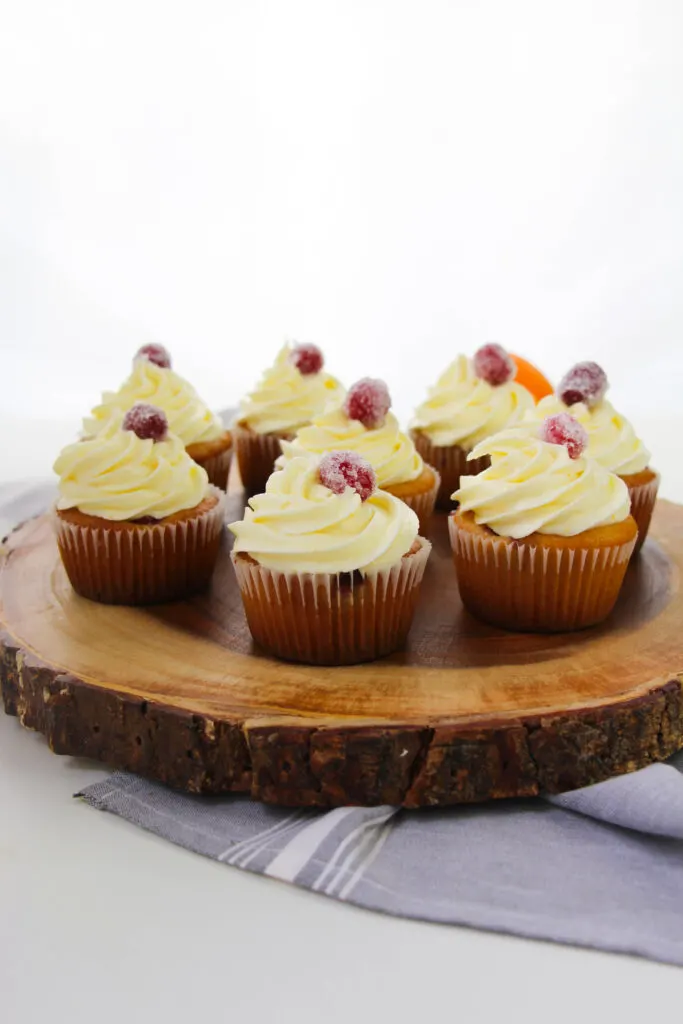 cranberry orange cupcakes 