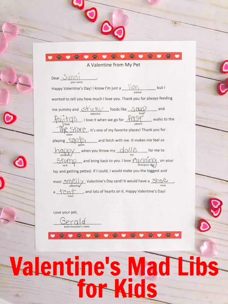 Free Valentine Printables PDF: Perfect for Cards, Crafts &amp; Valentine Fun