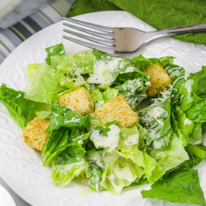 Homemade Caesar Salad dressing without Anchovies