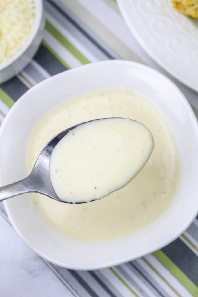 Homemade Caesar Salad dressing without Anchovies