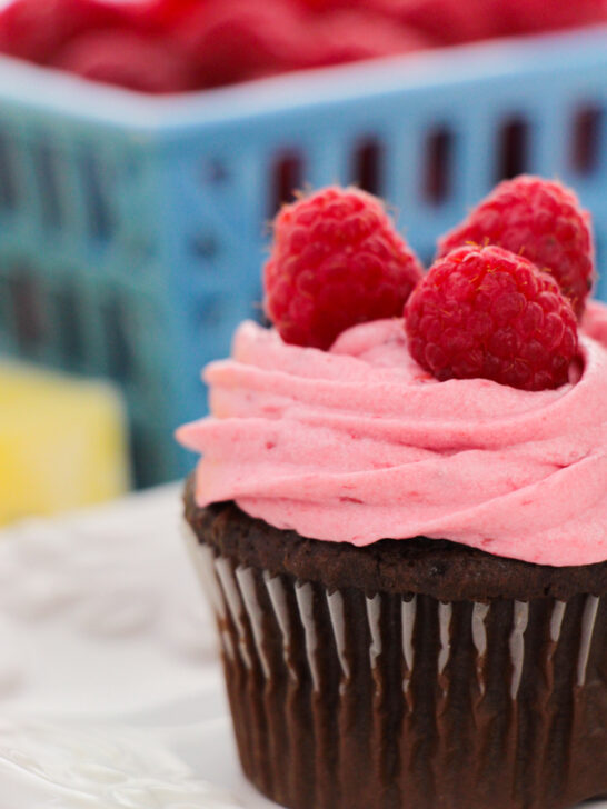 Raspberry Chocolate Cupcakes Recipe