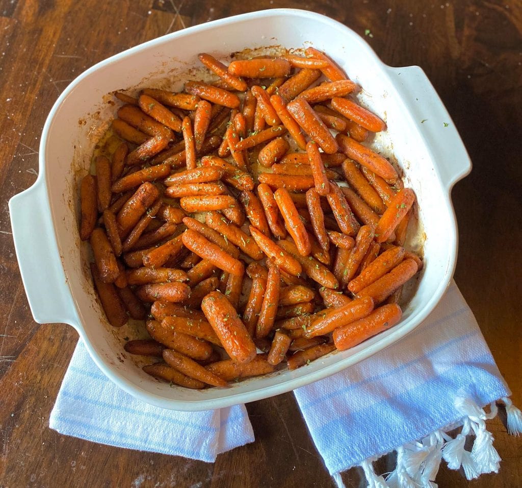 brown sugar baked carrots