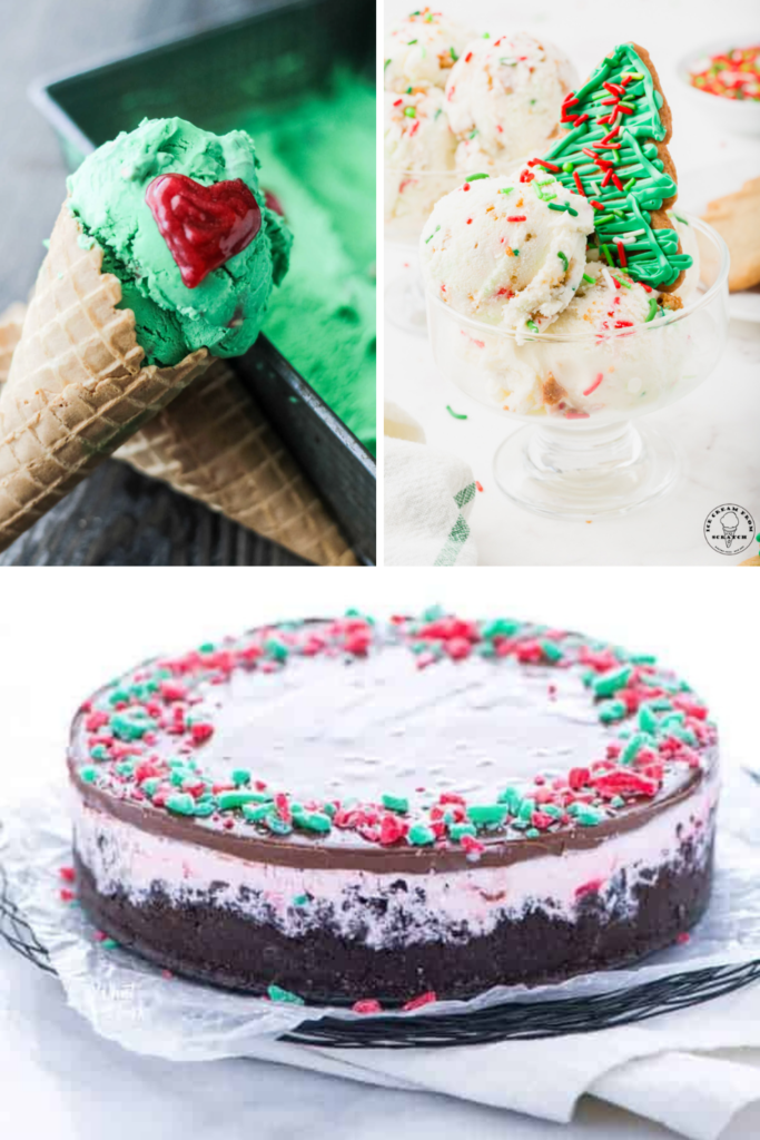 christmas ice cream desserts