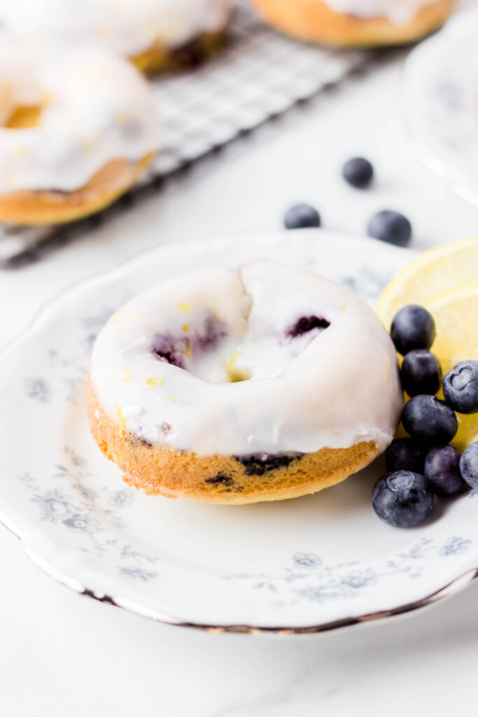 lemon blueberry donuts