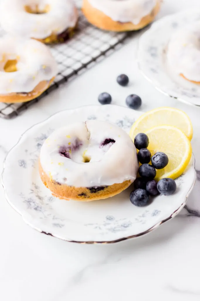 lemon blueberry donuts