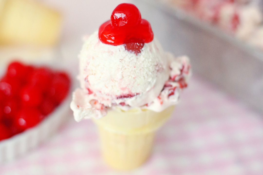 Try This Delicious New York Cherry Cheesecake Ice Cream Recipe - No Churn!