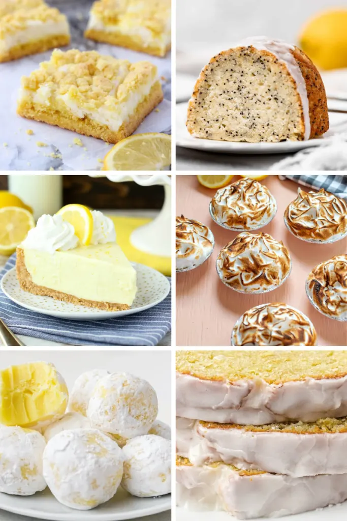 lemon dessert recipes