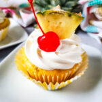 pineapple cupcakes