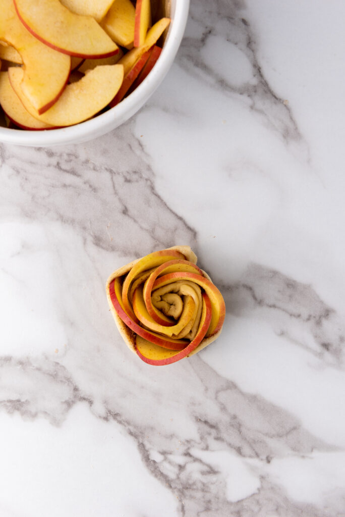 puff pastry apple roses