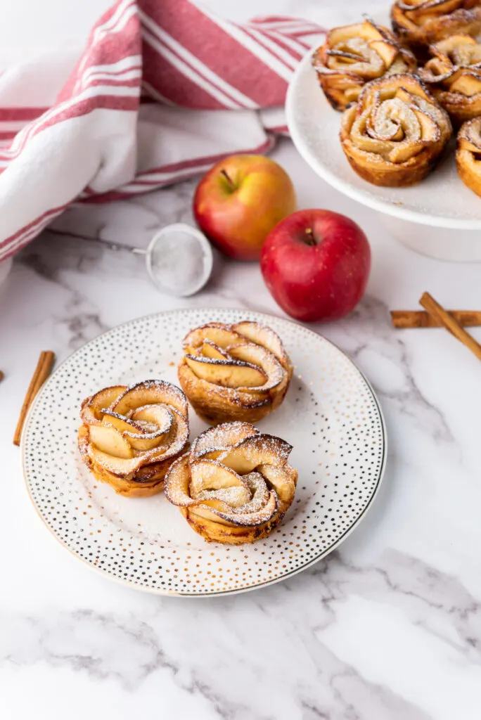 puff pastry apple roses