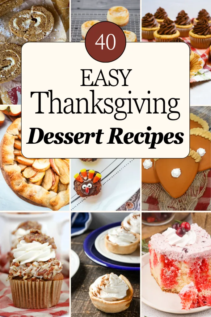 Easy Thanksgiving Dessert Recipes - Pies, No-Bake Treats & More