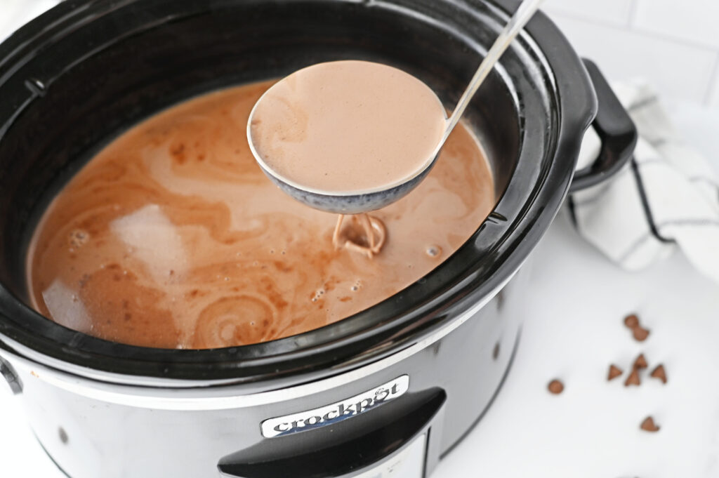 Crockpot hot chocolate  
