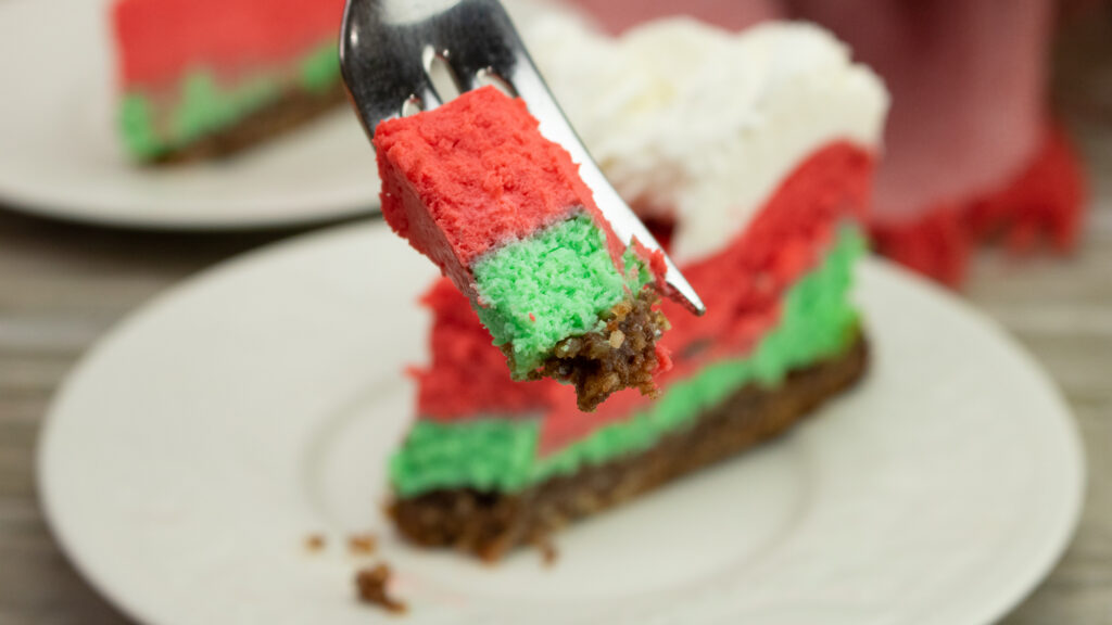 christmas peppermint cheesecake