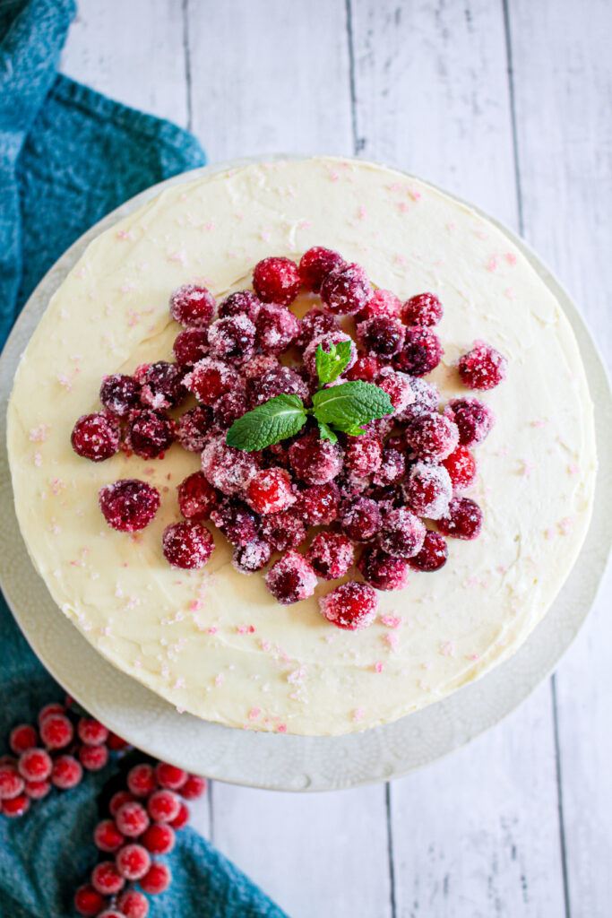 cranberry layer cake