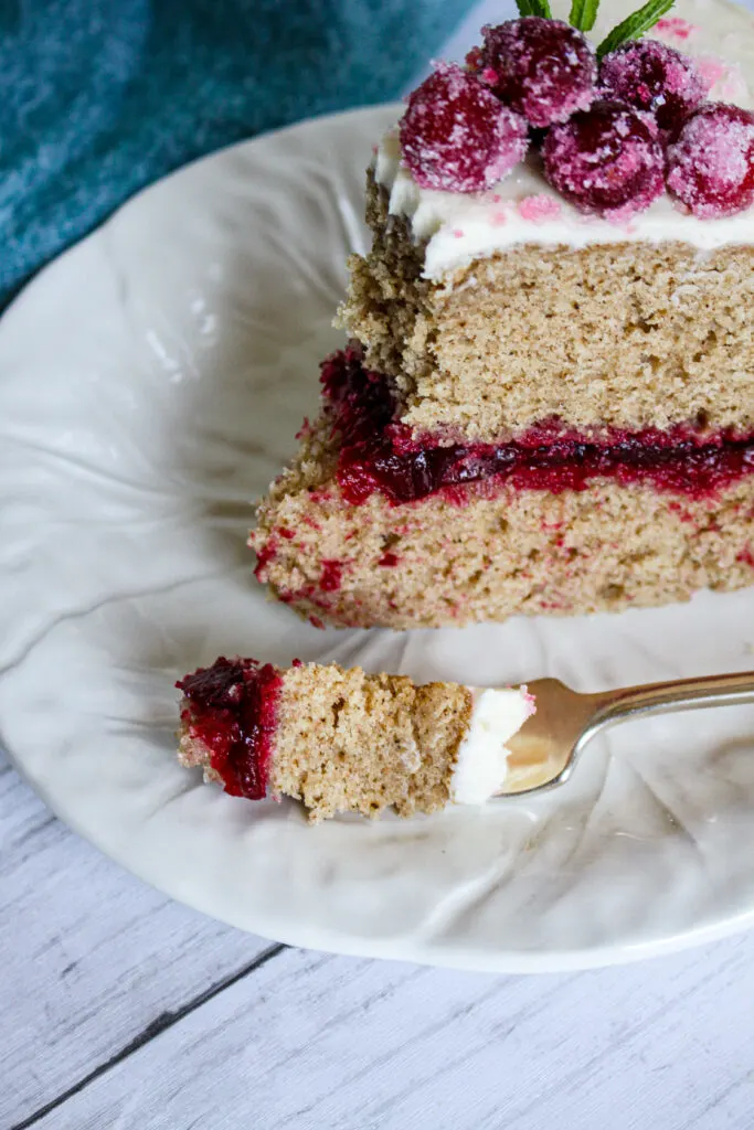 cranberry layer cake