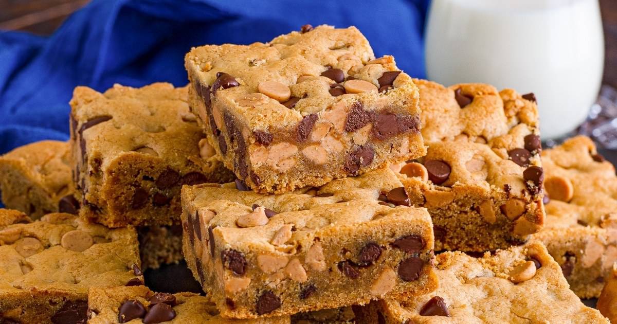 chocolate chip peanut butter bars