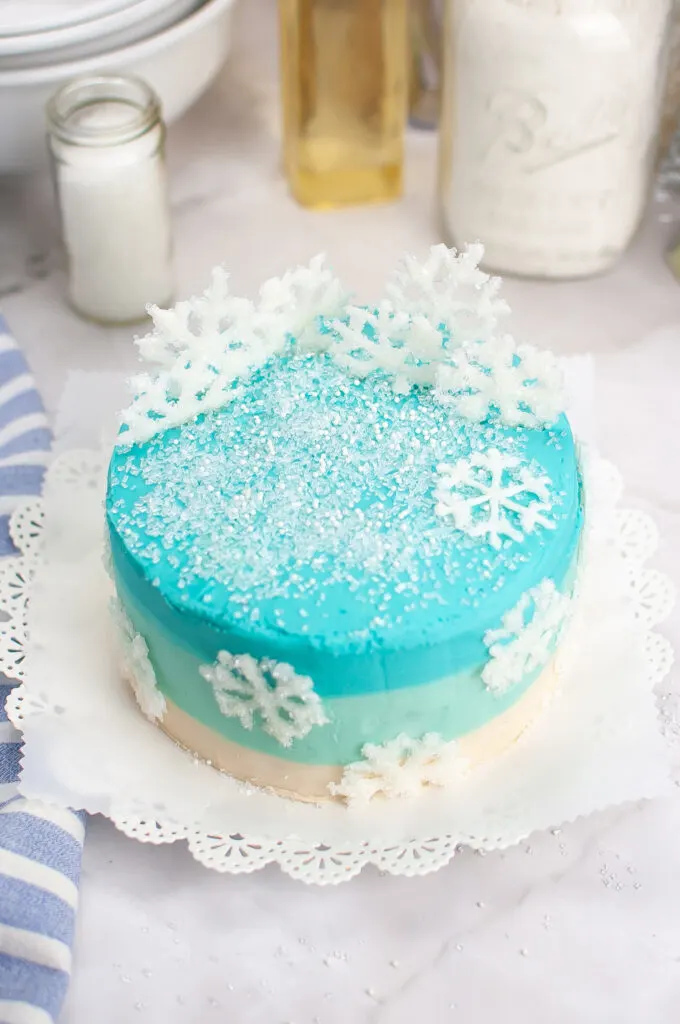 winter wonderland cake