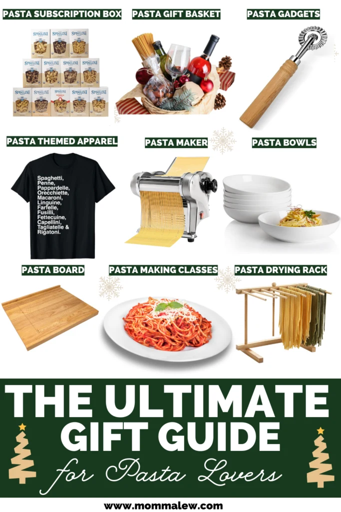 Best Gifts for Pasta Lovers - Gift Guide - Momma Lew 
