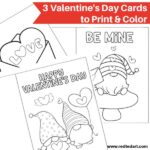 Free Valentine Printables PDF: Perfect for Cards, Crafts &amp; Valentine Fun