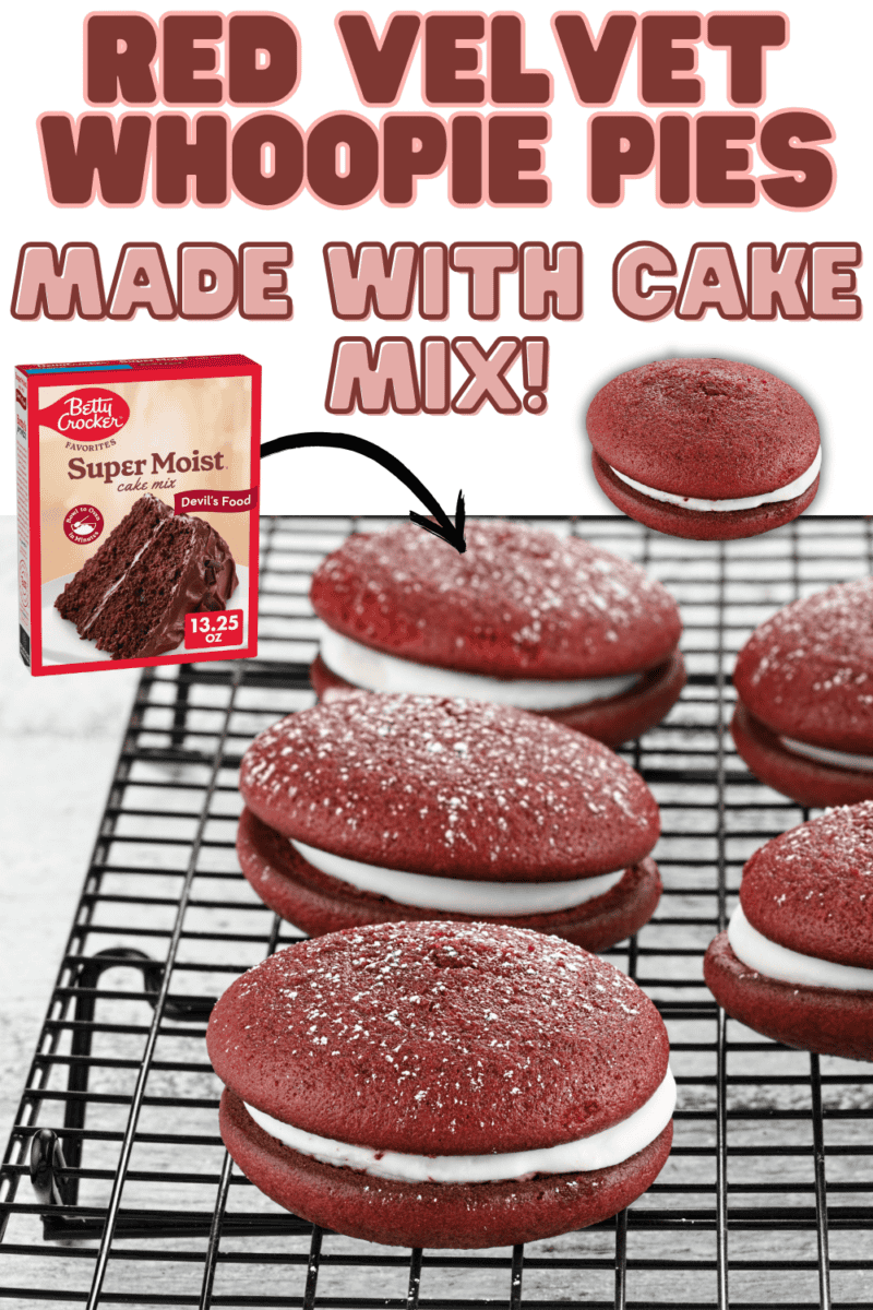How to Make Irresistible Red Velvet Whoopie Pies with Cake Mix
