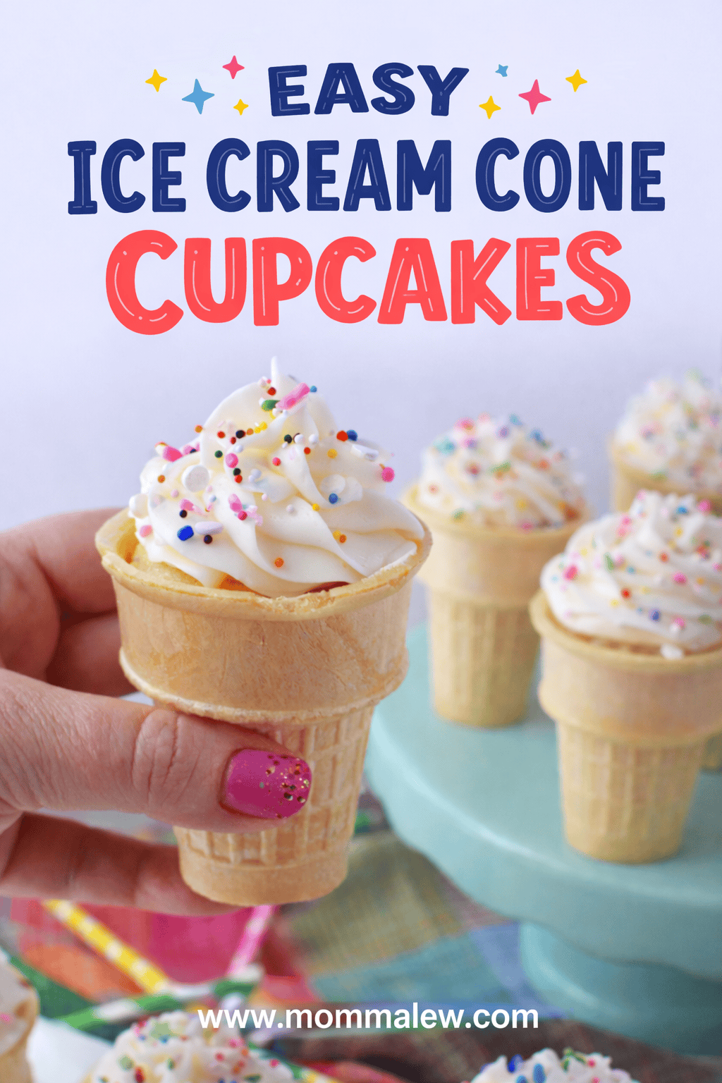 Ice Cream Cone Cupcakes (Easy Party Treat)