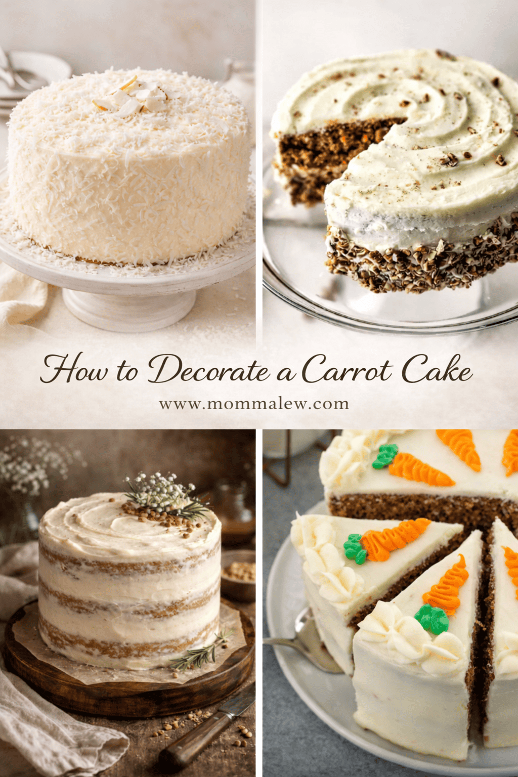 How to Decorate a Carrot Cake (Easy Bakery-Style Ideas)